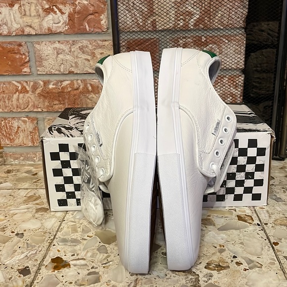 Vans Chima Ferguson Sport Vtg white leather Green - Picture 7 of 10